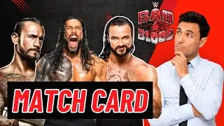WWE Bad Blood 2024 Match Cards