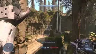 Halo Infinite: Spike Grenade Stick AR Kill - Forest - Assault