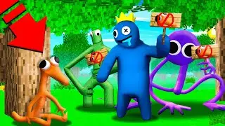 EXPULSAN A ORANGE RAINBOW FRIENDS PARA SIEMPRE DE LOS RAINBOW FRIENDS EN MINECRAFT 😱