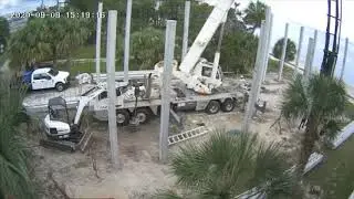 Building ICF House on Pilings at the Beach   Part 1