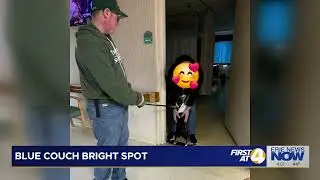 Blue Couch Bright Spot ANNA Cares Program Senior Visits