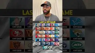 Last QB To Throw 4+ INTs For Each Team