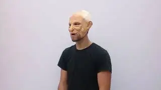 Mascara de Viejito Realista Halloween Disfraz 27540