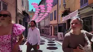 HDR Grasse Walking Tour August 2024: Discovering the Glamour of the French Riviera 4K France