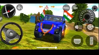 Modified Mahindra Thar😈Games:Indian Blue Thar (Gadi Wala Games) Car Game Android Game - #2025