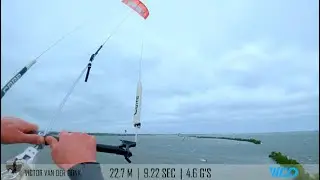4 Minutes of 20M Jumps -  Kiteboarding Big Air Woovie 9M Duotone Rebel