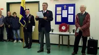 Remembrance Akeley 2018 and lighting of beacon