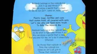 Rubbish belongs to the rubbish bin