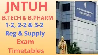 Jntuh even semester exams TimeTables! jntuh Updates 2020, jntuh exams Nov 2020, jntuh spell 3 exams!