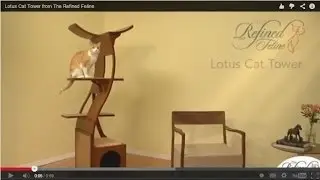 Lotus Cat Tower from The Refined Feline
