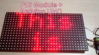 Easy Arduino UNO P10 LED Module Control for Beginners!