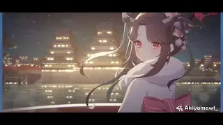 Fuuka Aikiyo (New Year) - Memorial Lobby (live2D) by @akiyamawf.e2 | Blue Archive