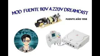 MOD Dreamcast FUENTE 1998 de 110v a 220v y solución de calentamiento GDemu