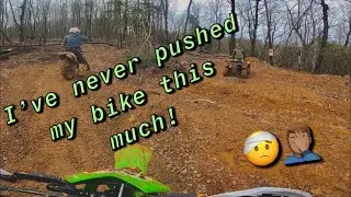 HARDEST single track I’ve ever done! | Brushy Mountain Motor Sports Park | 2020 KLX300R