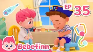 Hospital Play 🏥👩🏽&zwj;⚕️👨🏻&zwj;⚕️ | EP35 | Bebefinn Songs for Kids | Nursery Rhymes & Kids Songs