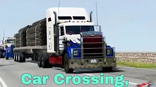 Big & Small McQueen vs Chick Hicks vs Tow Mater vs King Dinoco vs Duch Hudson - BeamNG.Drive