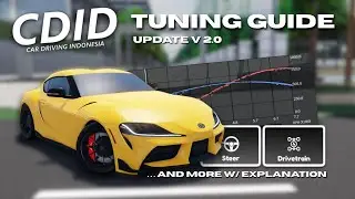MAKING YOUR OWN DRIFT AND GRIP TUNES!!! CDID - Car Driving Indonesia Update v2.0 Roblox Tuning Guide