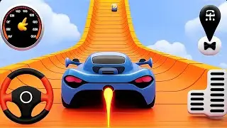 Impossible GT Car Stunt Racing - GT Car Stunt Master 3D - Android Gameplay #5 #megaramp