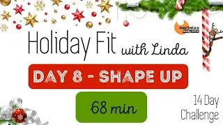 65 min Pilates Ring, Ankle Weight and Fit Ball - Barlates HOLIDAY FIT 14 DAY Challenge - Day 8