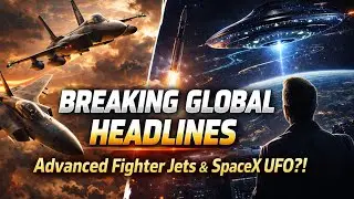Breaking Global Headlines | Advanced Fighter Jets & SpaceX UFO Mystery 🚀✈️