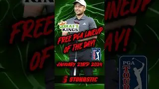 PGA DFS Picks Farmer Insurance Open 2024 (FREE DraftKings PGA Golf Lineup!)