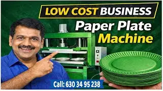 Paper Plate Making Machine | Home Business Ideas Telugu 2026 | Hyderabad Low Cost