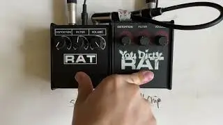 [Comparison] (Same OP-Amp) 'RAT2' vs 'Dirty RAT' Distortion Pedal Demo w/ Tele (no talking)
