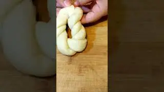 How to make twisted donut.