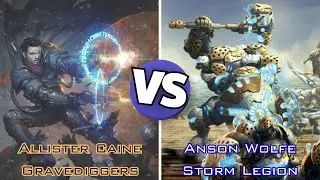 Warmachine 100pt Battle Report - Gravediggers (Allister Caine) vs Storm Legion (Anson Wolfe) REDUX