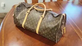 Louis Vuitton, Pre Loved Monogram Canvas Keepall 45 Review