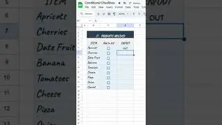 Conditional Checkbox formatting with Google Sheets