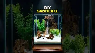 DIY Sand Waterfall Aquarium Decor!