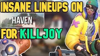 Killjoy - BEST NEW Turret/Nanoswarm Grenade Lineups on Haven!