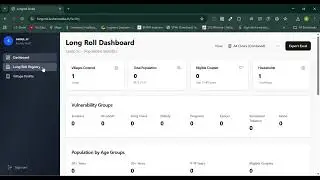 Long roll dashboard review and suggestion