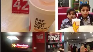 Hardees Faisalabad visit/Hygenic food/Burgers Specialists/Vlog Saba