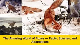The Amazing World of Foxes &mdash; Facts, Species, and Adaptations