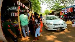 Walking In the most popular Market Of Bhubaneswar Odisha India, Market Building, india walk tour
