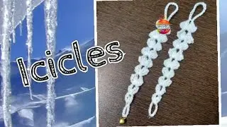 How to crochet beautiful, easy and quick Icicles for Christmas decorations? #icicles #christmasdecor