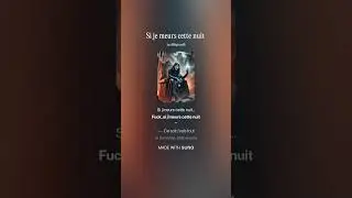 Si je meurs cette nuit