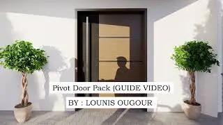 Revit Pivot Door Family Pack | 3 Modern Parametric Doors (.RFA Download)