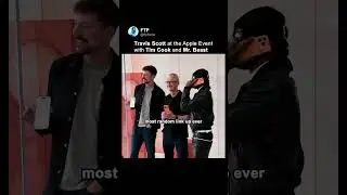 Travis Scott links up Mr. Beast & Tim Cook to get iPhone 17 early!