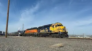 Railfanning The BNSF Southern Transcon in Texas March 2025 Part 1 FT ATSF, and more!
