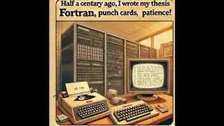 Half a century ago, I wrote my thesis &ndash; FORTRAN, punch cards, and patience