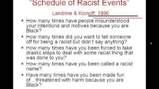 Internalized and interpersonal discrimination and health