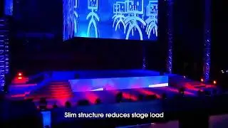Liuzhou Starry Wanda Plaza Folding Stage Screen Commercial Event Stage Application