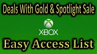 Xbox Deals With Gold & Spotlight Sale 💠 Now Until May 4 6:00 AM ET
