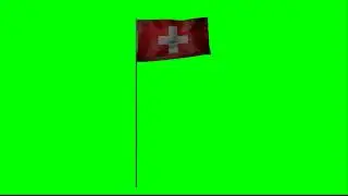 chroma key • Swiss flag [full HD]