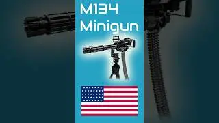 The Power of the M134 Minigun: Ultimate Firepower in Action #shorts