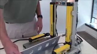 Omron F3SG Anti Chatter Void Prevention Muting using F3W-MA Muting Sensors