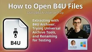 How to Open B4U Files (B4U Archiver Compressed Archive)